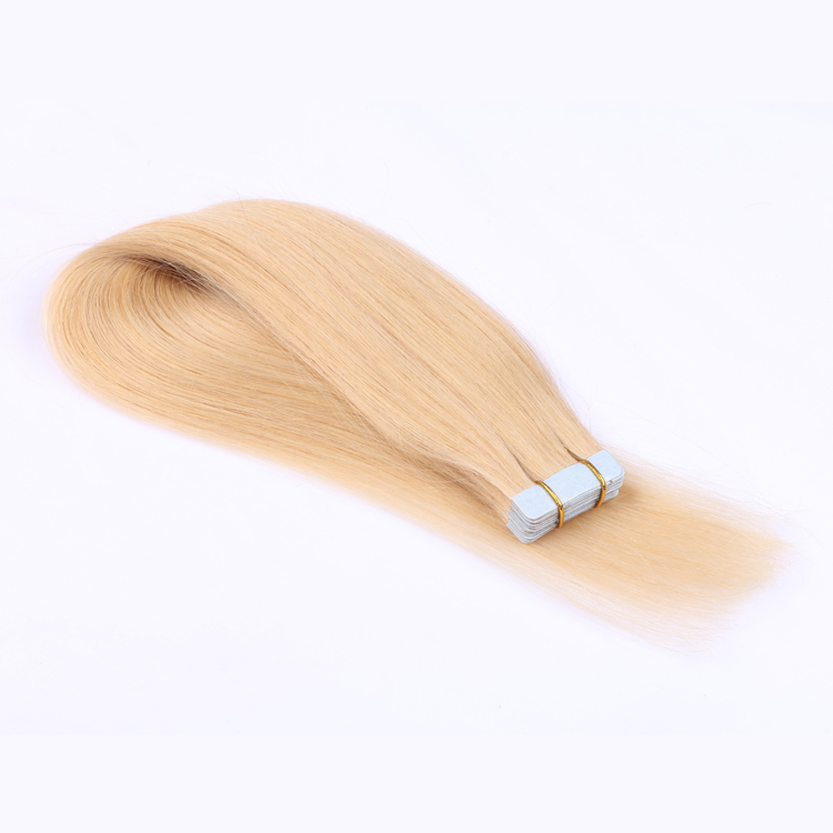 Tape in weave hair weft extensions SJ00105